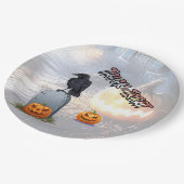 ハロウィーン墓地 ペーパープレート (アングル)