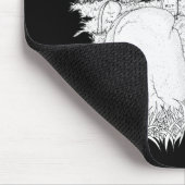 ハロウィーン墓地 マウスパッド (コーナー)