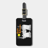 ハロウィーン墓地 ラゲッジタグ (正面縦)