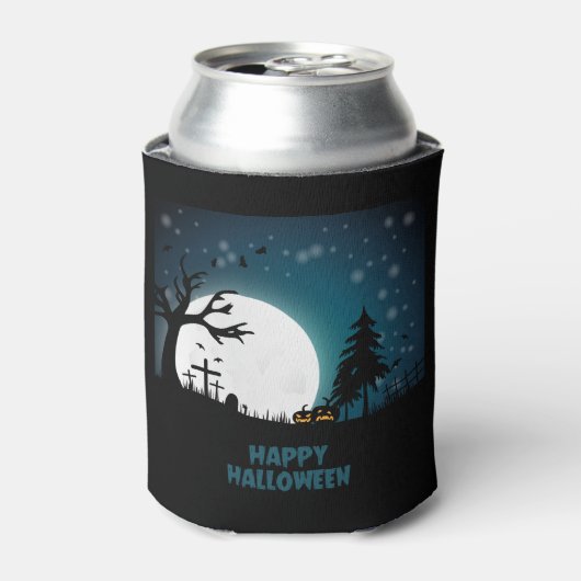 ハロウィーン墓地 缶クーラー (缶正面)