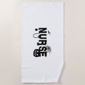 ハロウィーン大事な行事 ビーチタオル (正面)