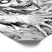 ハロウィーン大人の着色 ポスター (角)