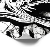 ハロウィーン大人の着色 ポスター (角)