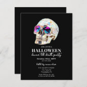 ハロウィーン大人踊りパーティー 案内状 (正面/裏面)