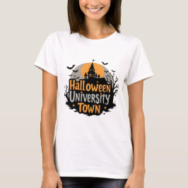 ハロウィーン大学町 Tシャツ