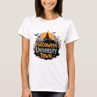 ハロウィーン大学町 Tシャツ