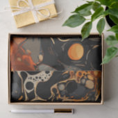 ハロウィーン大理石の水のカラー旋回8 薄葉紙 (ギフト)