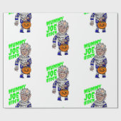 ハロウィーン大統領のジョーバイデン氏・ミマー ラッピングペーパー (フラット)