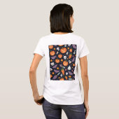 ハロウィーン女子Tシャツ Tシャツ (裏面フル)