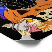 ハロウィーン女性男性子供ハロウィンブラックキャットポンプ ポスター (角)