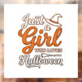 ハロウィーン好きな女の子のためのベクター デザイン_1 ウィンドウサイン (シート2)