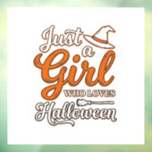 ハロウィーン好きな女の子のためのベクター デザイン_1 ウィンドウサイン (シート3)