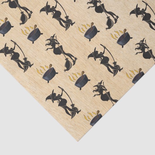 ハロウィーン妊娠した魔女ベビーが醸造シャワー 薄葉紙 (詳細)