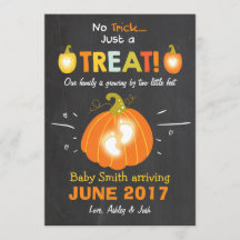 ハロウィーン妊娠の発表トリックまたは治療