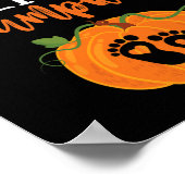 ハロウィーン妊娠ママは小さなパムを期待している ポスター (角)