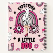 ハロウィーン妊娠幽霊とレインボーピンク ノートブック (裏面)
