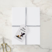 ハロウィーン妖精とカボチャのギフトラベル ギフトタグ (より糸付き)