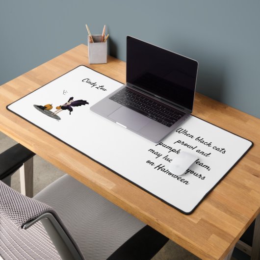 ハロウィーン妖精とカボチャのデスクマット デスクマット (オフィス2)