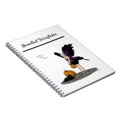 ハロウィーン妖精とパンプキンスパイラルノート ノートブック (右側)