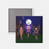 ハロウィーン妖精の国ザハロシスターズ マグネット (正面/裏面)