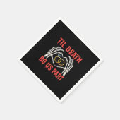 ハロウィーン婚約ティルデス私たちパート スタンダードカクテルナプキン (角)