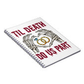 ハロウィーン婚約ティルデス私たちパート ノートブック (右側)