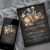 ハロウィーン婚約パーティブライダルシャワー 招待状