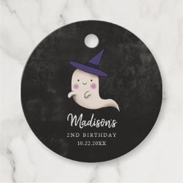 ハロウィーン子供の誕生日パーティーウィッチ幽霊 フェイバータグ