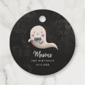 ハロウィーン子供の誕生日パーティーボウタイ幽霊 フェイバータグ (正面)