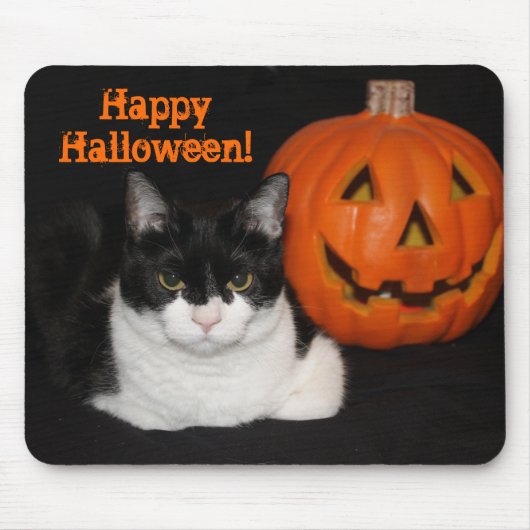 ハロウィーン子猫マウスパッド マウスパッド (正面)