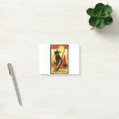 ハロウィーン子猫座っているウィッチハット ポストイット (オフィス)