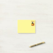 ハロウィーン子猫座ってハロウィーンのカボチャのちょうちんポストイット ポストイット (デスク上)