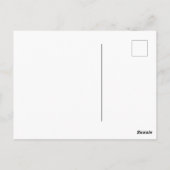 ハロウィーン子猫、カボチャ合唱団ヴィンテージキラキラ ポストカード (裏面)