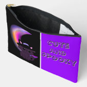 ハロウィーン子猫&クレセントムーンキュートカスタム アクセサリーポーチ (見開き)