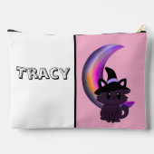 ハロウィーン子猫&クレセントムーンキュートカスタム アクセサリーポーチ (裏面)