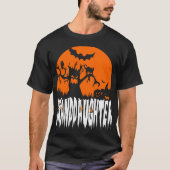 ハロウィーン孫娘ホラー31日10月プレゼント Tシャツ (正面)