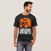 ハロウィーン孫娘ホラー31日10月プレゼント Tシャツ (正面フル)
