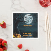 ハロウィーン小さなスプークのカボチャの赤ちゃんシャワー スタンダードカクテルナプキン (インサイチュ)