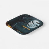 ハロウィーン小さなスプークのカボチャの赤ちゃんシャワー ペーパープレート (傾斜あり)