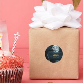 ハロウィーン小さなスプークのカボチャの赤ちゃんシャワー ラウンドシール