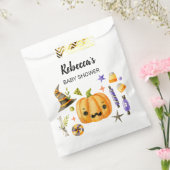 ハロウィーン小さなブーかぼちゃの赤ちゃんシャワー フェイバーバッグ (封をした状態)