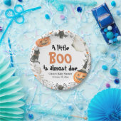 ハロウィーン小さなブーはほとんど赤ちゃんシャワー ペーパープレート (パーティー)