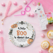 ハロウィーン小さなブーはほとんど赤ちゃんシャワー ペーパープレート (パーティー)