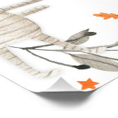 ハロウィーン小さなブーブベイビーシャワー歓迎サイン ポスター (コーナー)