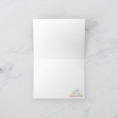 ハロウィーン小さなブーブベビーシャワー サンキューカード (内部)