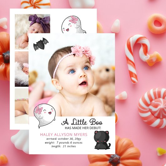 ハロウィーン小さなブー幽霊 – ベビーガール誕生