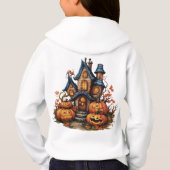 ハロウィーン小さな女の子を着たかわいいコスチューム (裏面)