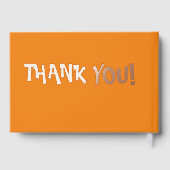 ハロウィーン小さな足不気味、甘い赤ちゃんシャワー箔 ゲストブック (裏面)