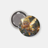 ハロウィーン小妖精や小人 マグネット (正面/裏面)