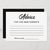 ハロウィーン少しブーはほとんど赤ちゃんシャワーが必要 アドバイスカード (正面/裏面)